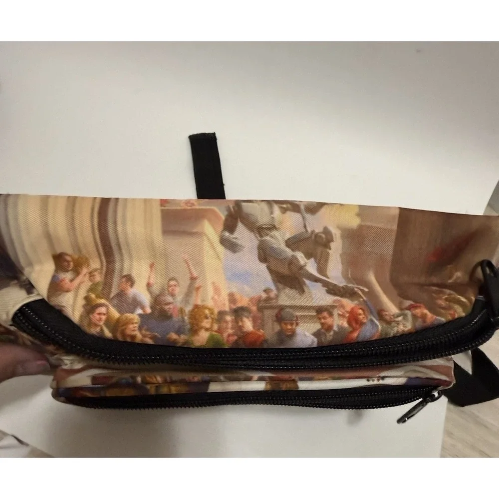 Logic Everybody Album Print Zip Canvas Adjustable Fanny‎ Pack Pouch